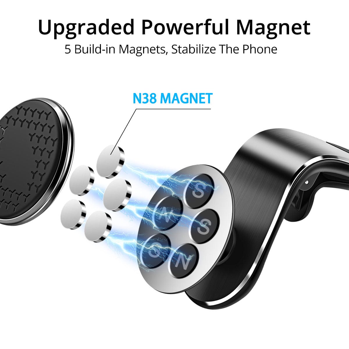 Magnetic Car vent Phone Holder – Secure, Stylish & Hands-Free Driving