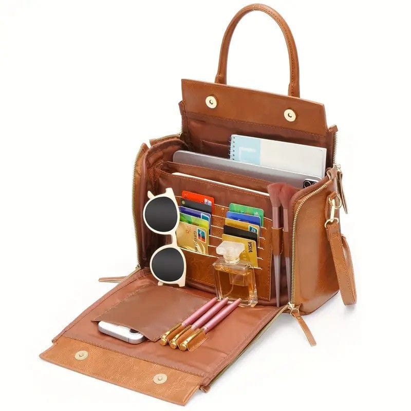 Women's Multifunctional Leather Shoulder Bag