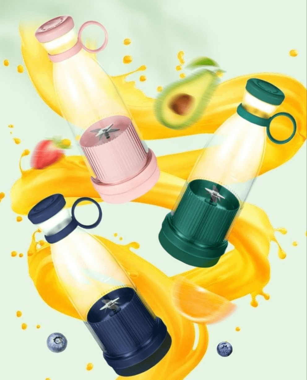 Portable 6 blades smoothie blender:Fresh Juice Anywhere, Anytime