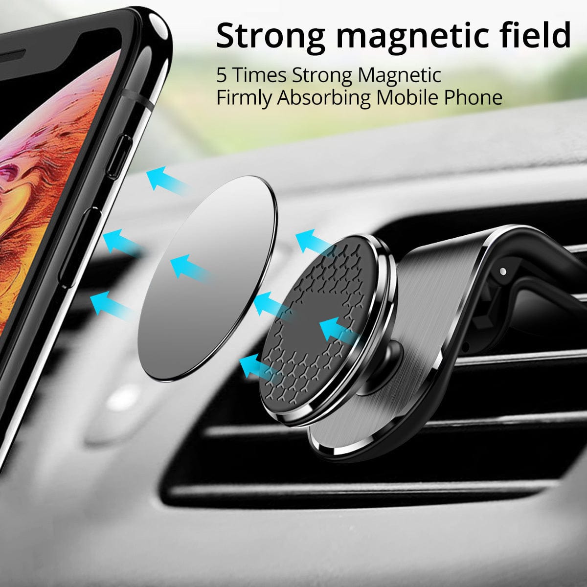 Magnetic Car vent Phone Holder – Secure, Stylish & Hands-Free Driving