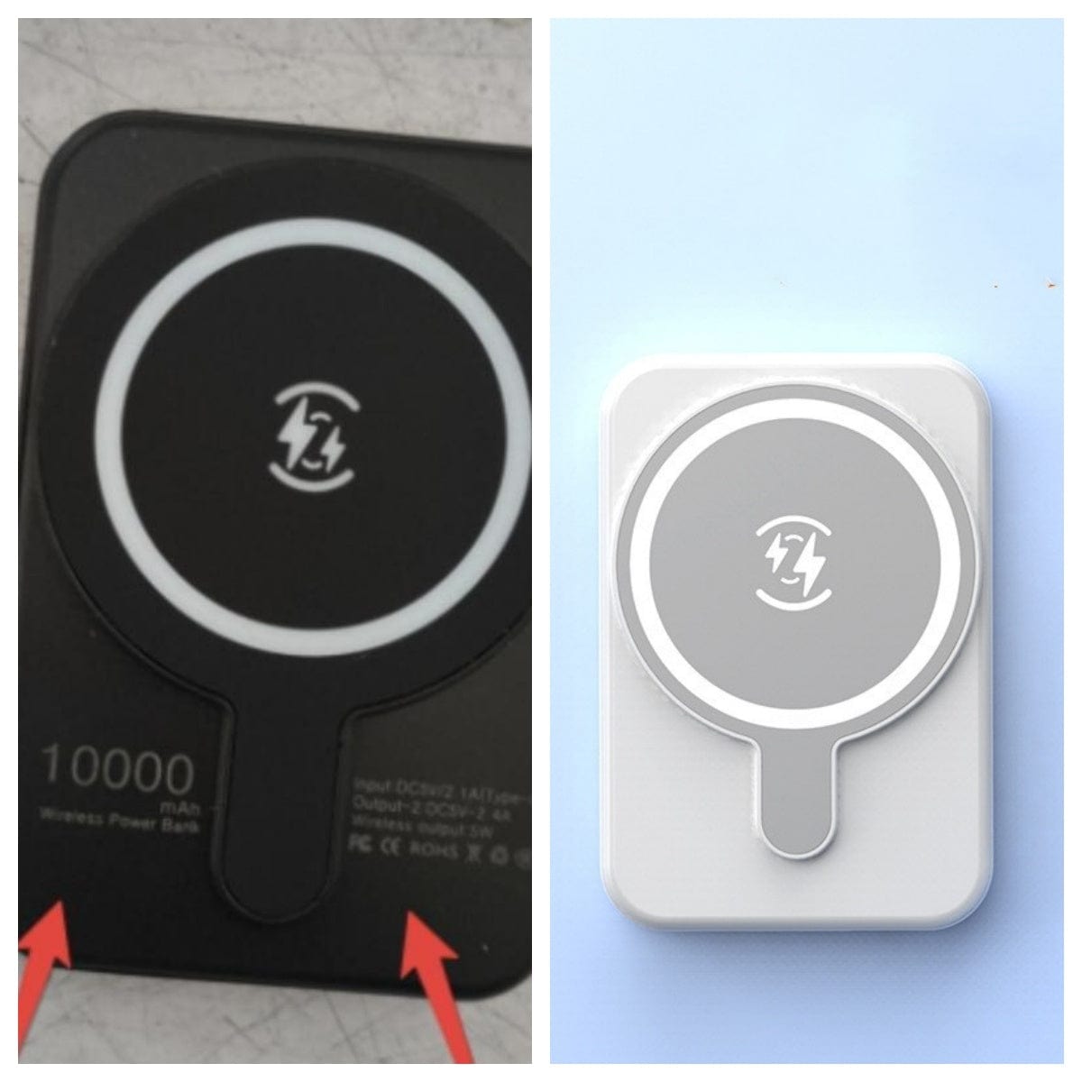 Mini 5000mAh/10000mah Fast Charging Magnetic Wireless Power Bank – Portable Slim Charger for iPhone & Android