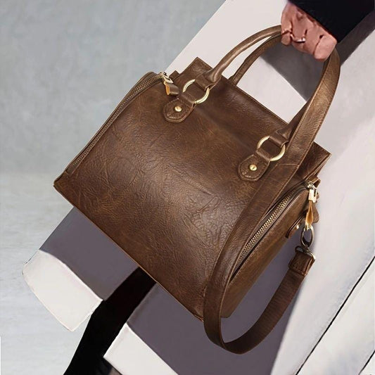 Women's Multifunctional Leather Shoulder Bag