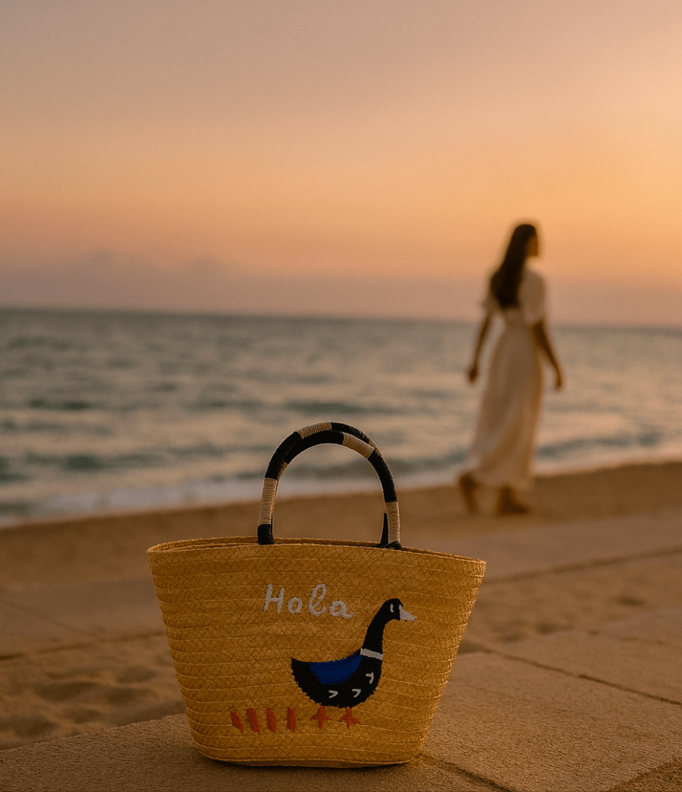 Handmade Women’s Woven Tote – Eco-Friendly Shoulder Basket for Everyday Style