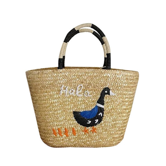 Handmade Women’s Woven Tote – Eco-Friendly Shoulder Basket for Everyday Style