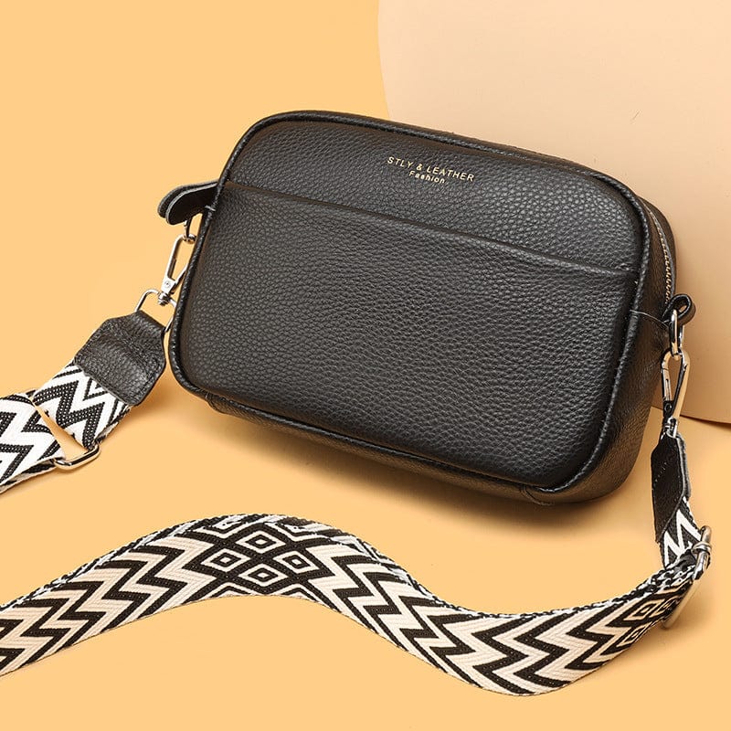Women wide strap Shoulder Crossbody Bags