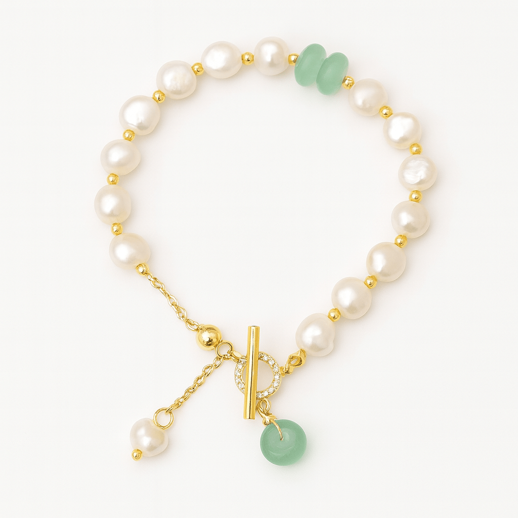 Women's Freshwater Pearl Adjustable Bracelet